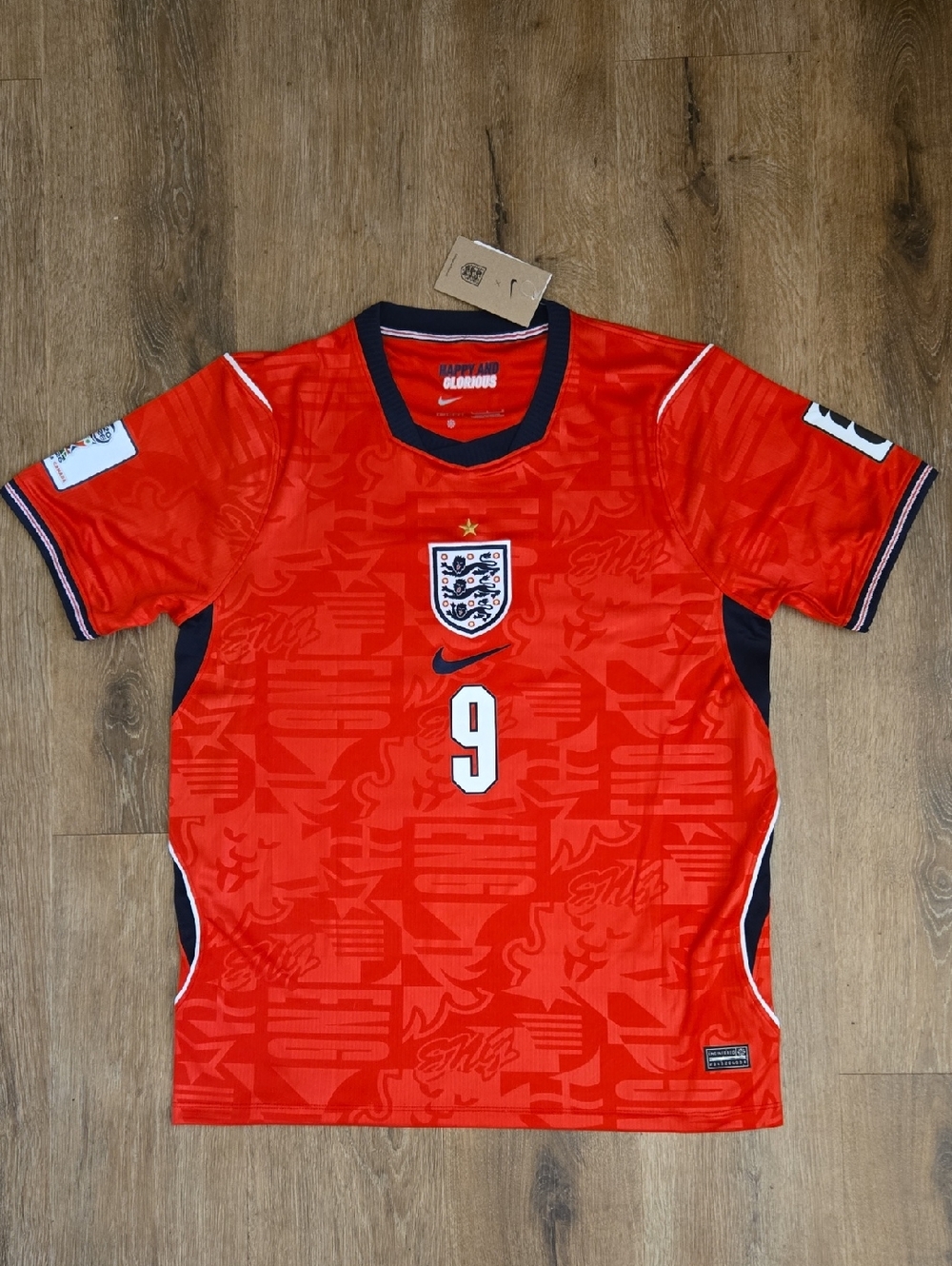 England Harry Kane Soccer Football 2026 Red Kit World Cup Mens Sizes NEW